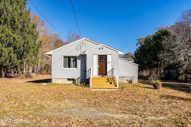 view of front of property