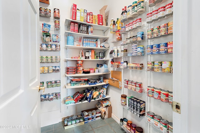 view of pantry