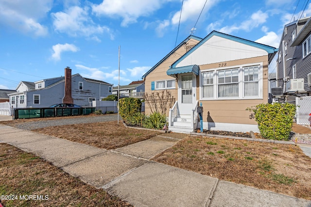 view of bungalow-style house