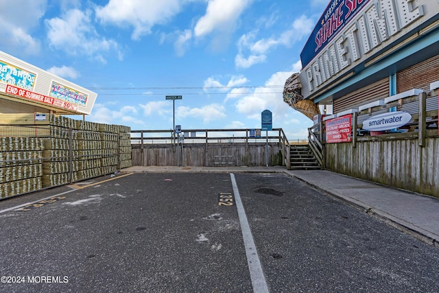 228 Hancock Ave, Seaside Heights, NJ 08751 - view of uncovered parking lot