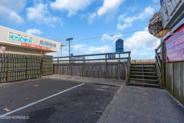 228 Hancock Ave, Seaside Heights, NJ 08751 - view of uncovered parking lot