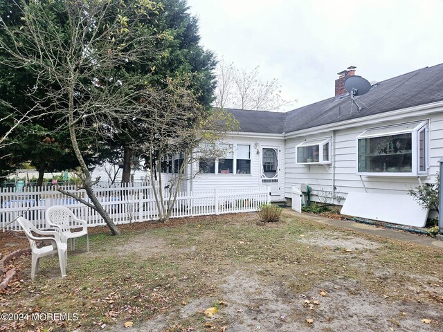 view of rear view of house