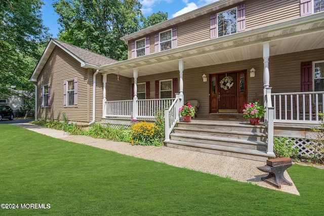 view of front of house featuring a porch