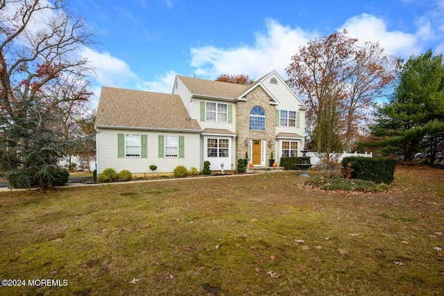 994 Hyson Rd, Jackson, NJ 08527 - view of front of house with a front lawn and roof with shingles