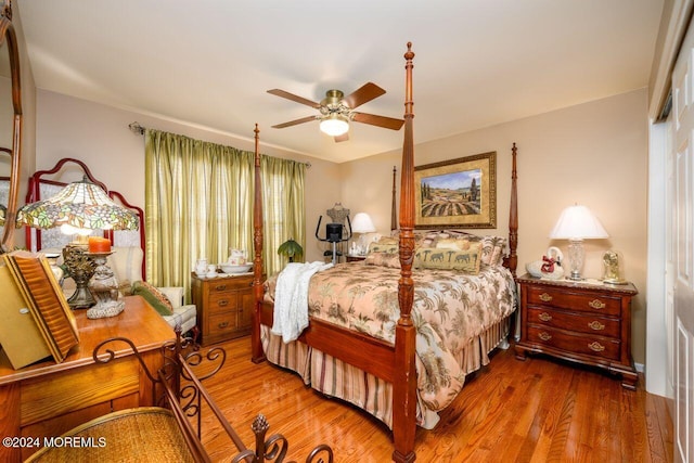 994 Hyson Rd, Jackson, NJ 08527 - bedroom with wood finished floors and ceiling fan