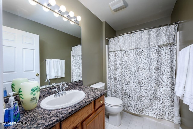 994 Hyson Rd, Jackson, NJ 08527 - bathroom with vanity, tile patterned flooring, and curtained shower