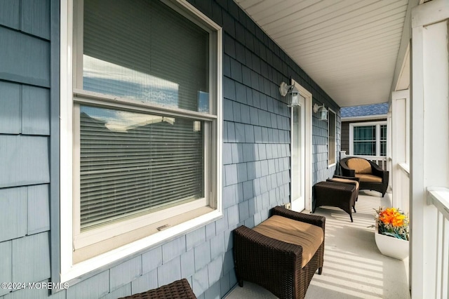 balcony with a porch