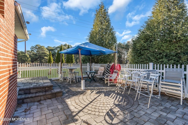 view of patio