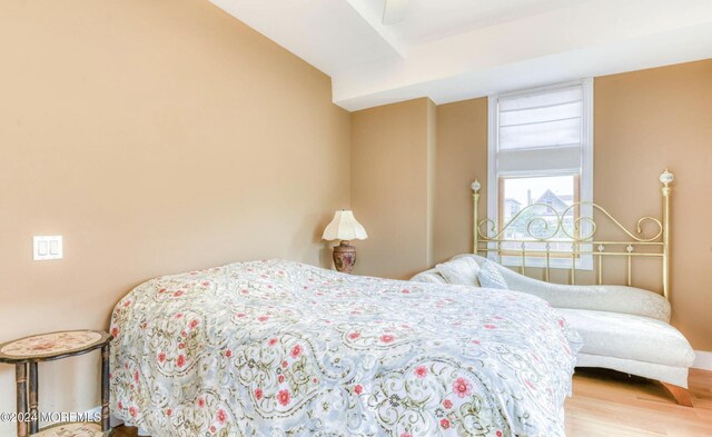 54 Olin St, Ocean Grove, NJ 07756 - bedroom featuring wood finished floors and ceiling fan
