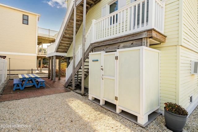 exterior space with a patio area