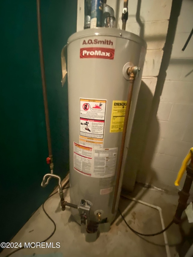 utilities featuring water heater