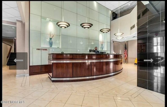 view of welcome area