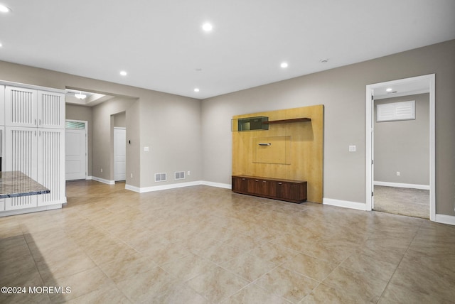 view of unfurnished living room