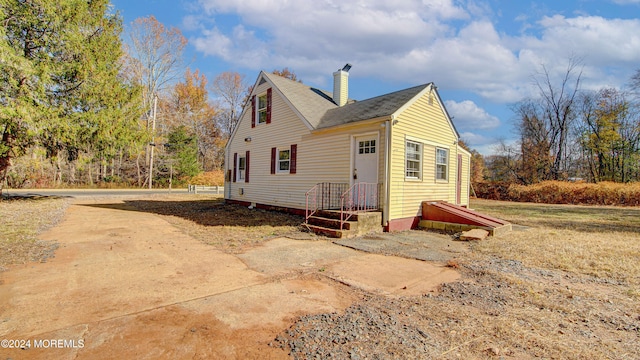 view of rear view of house