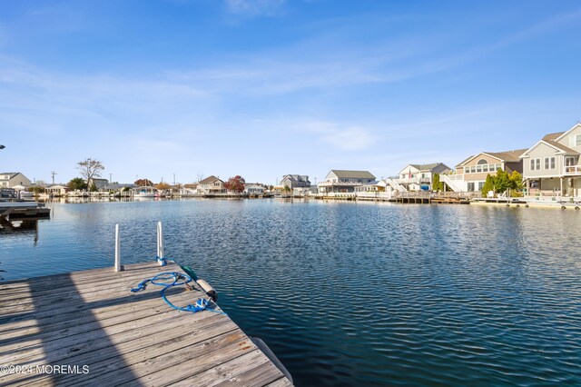 161 N Ensign Dr, Little Egg Harbor, NJ 08087 - dock area with a residential view and a water view