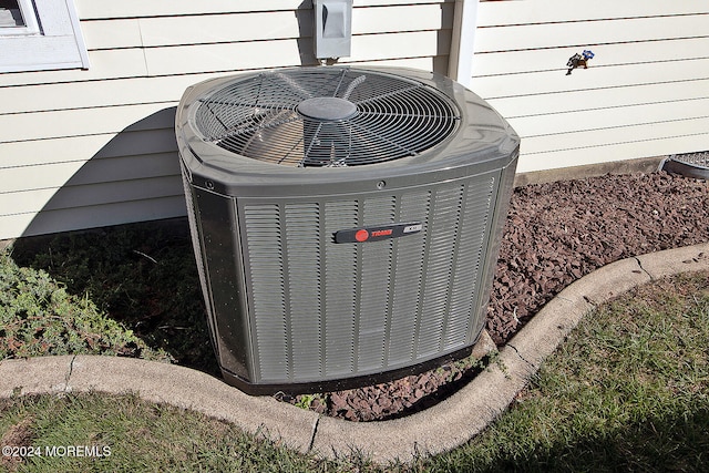 exterior details with central AC unit