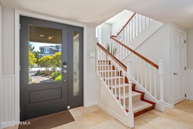 view of foyer