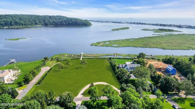 3 Black Point Horseshoe St, Rumson, NJ 07760 - aerial view of a large body of water
