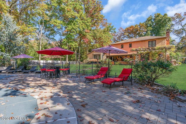 view of patio