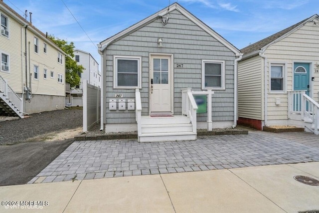 view of bungalow-style home