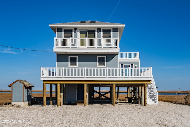 view of beach home