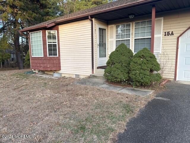 15 Alpine Rd Unit A, Whiting, NJ 08759 - property entrance featuring crawl space