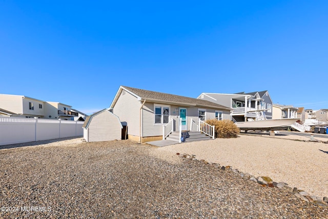 view of rear view of house