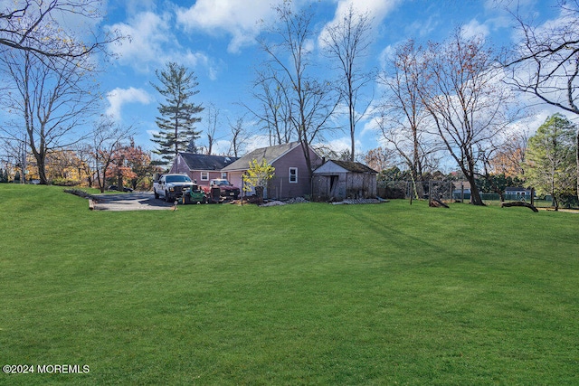 view of yard