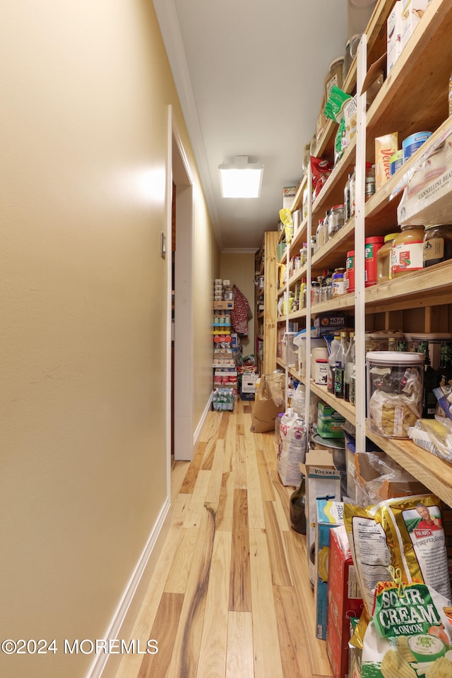 view of storage room