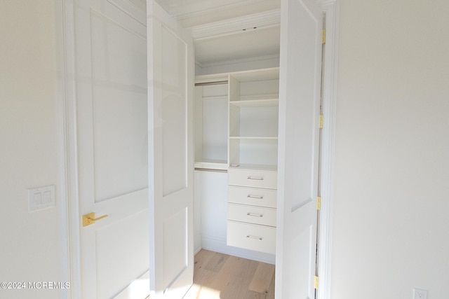 view of closet