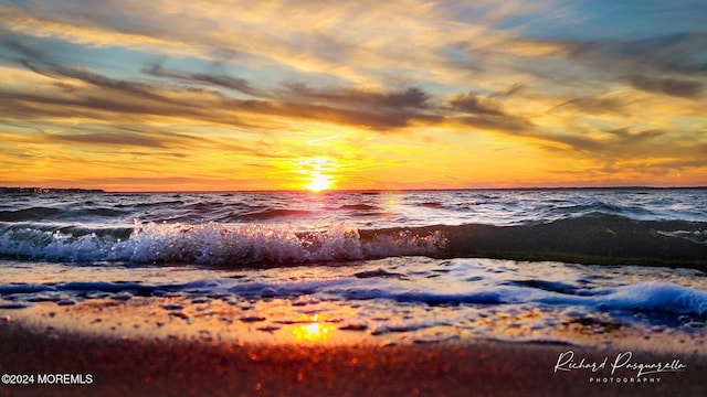 water view with a beach view