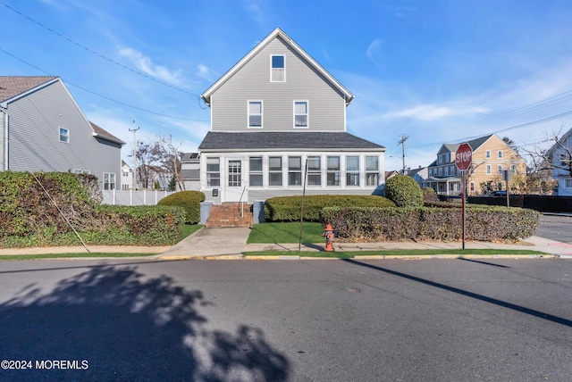 view of front of home