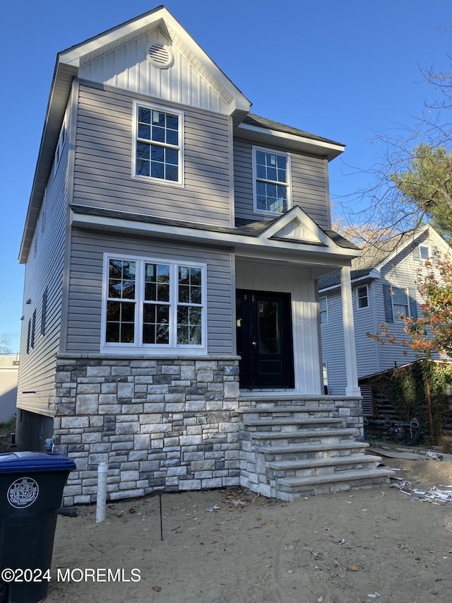 view of front facade with a porch