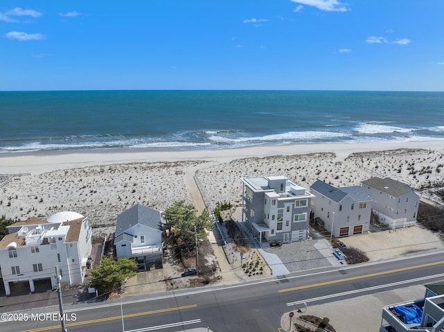 10 E 48th St, Long Beach Twp, NJ 08008 - bird's eye view with a beach view and a water view