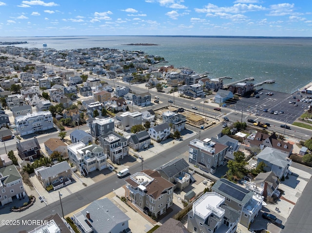 10 E 48th St, Long Beach Twp, NJ 08008 - aerial view featuring a water view and a residential view