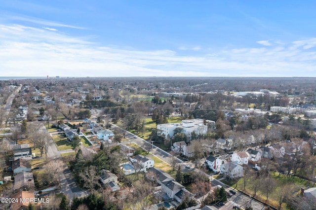 448 Monmouth Pl, Long Branch, NJ 07740 - aerial overview of property's location featuring nearby suburban area