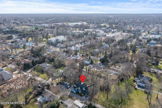 448 Monmouth Pl, Long Branch, NJ 07740 - aerial view of property's location with nearby suburban area