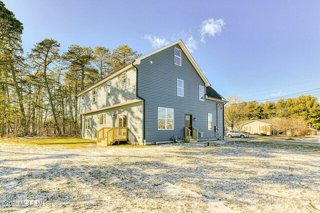 view of back of property