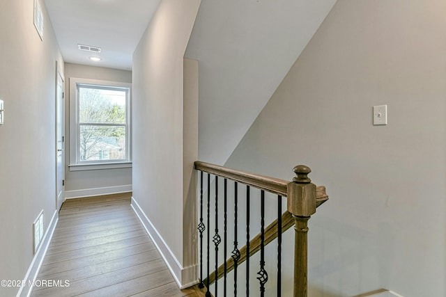 1032 3rd Ave, Toms River, NJ 08757 - corridor featuring an upstairs landing and hardwood / wood-style floors