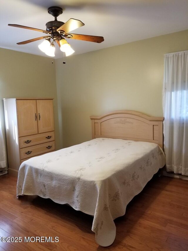 33 Penwood Dr Unit 55, Whiting, NJ 08759 - bedroom featuring wood finished floors and a ceiling fan