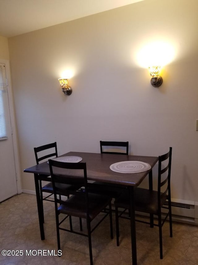 33 Penwood Dr Unit 55, Whiting, NJ 08759 - dining room featuring a baseboard heating unit