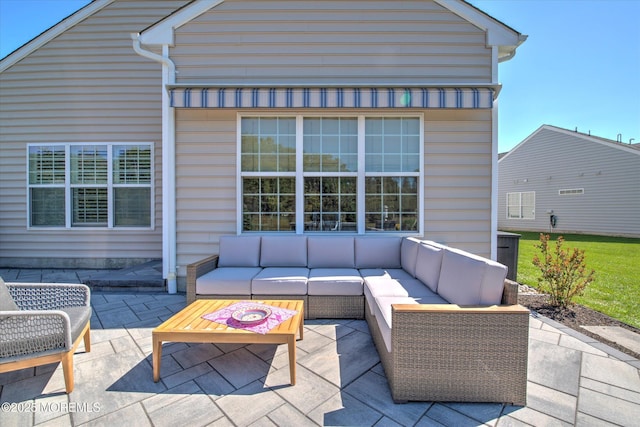 view of patio / terrace featuring outdoor lounge area