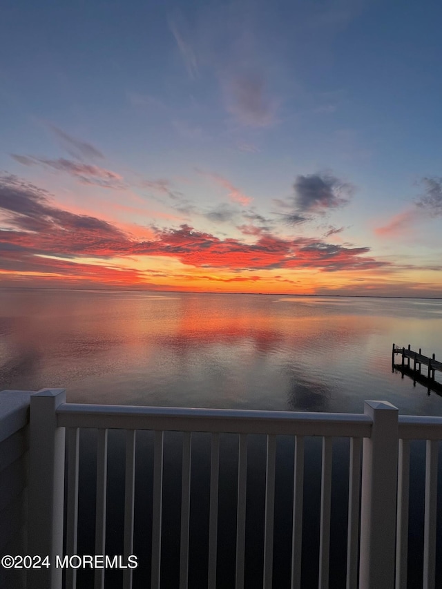 property view of water