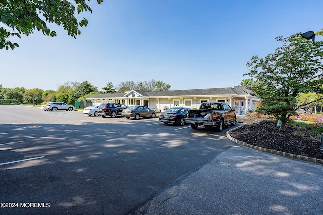 view of vehicle parking