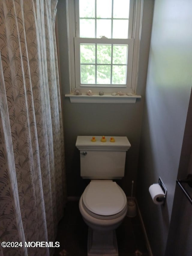 bathroom with toilet