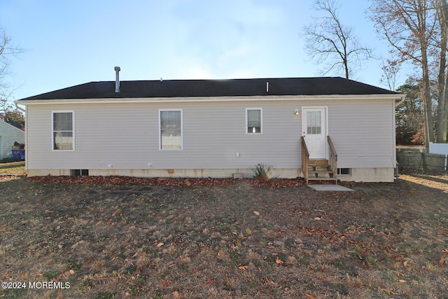 view of back of house