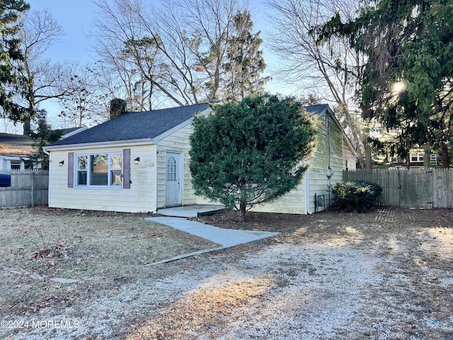 view of front of house