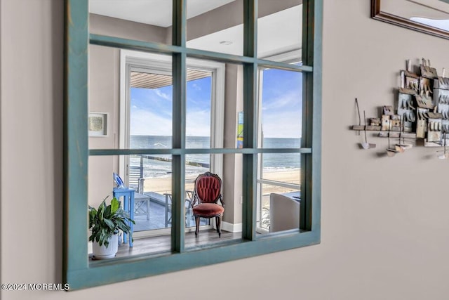 room details with a water view