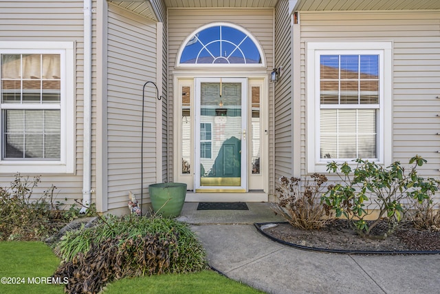 view of entrance to property