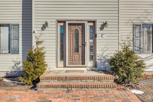 view of entrance to property